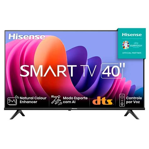 HISENSE LEDN40A4Q HD 60hz SMART TV; Game Mode; Natural Colour Enhancer; Dolby Audio; Share to TV; Noise Reduction